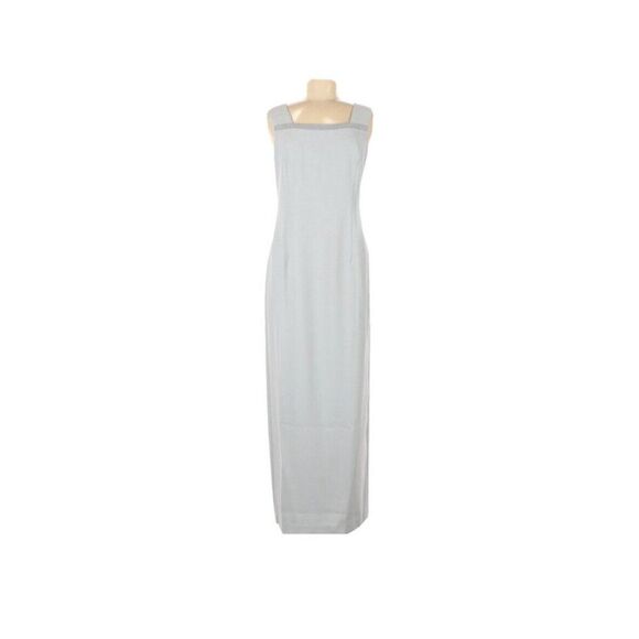Moshita Couture Long Dress 12 Gray Rhinestone Special Occasion Evening Wedding - Picture 1 of 7